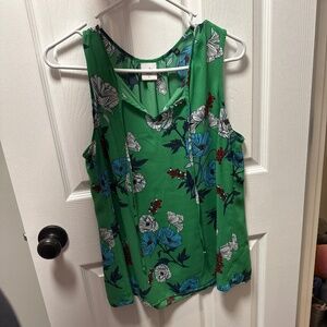 Cabi Floral Blouse